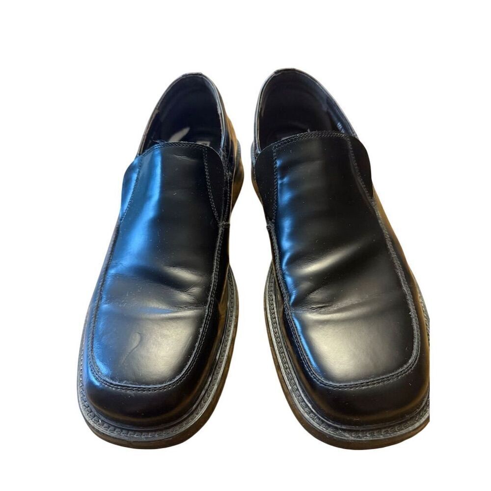 Brown Shoe TM Co. Men's Black Leather Loafers Size 12M